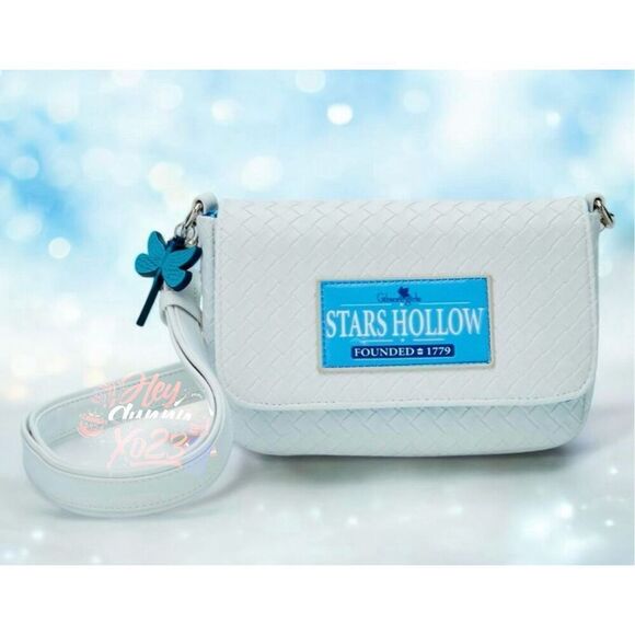 Gilmore Girls Stars Hollow Sign Woven Crossbody Bag - Picture 2 of 6